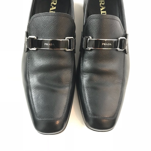 NEW Prada Men Saffiano Leather SlipOn Dress Loafer - Picture 3 of 8